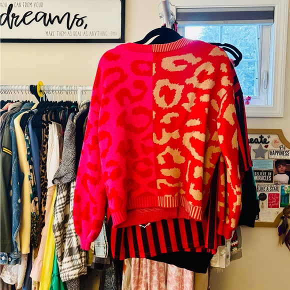 Dee Elly Leopard Knit Cardigan - Picture 3 of 4